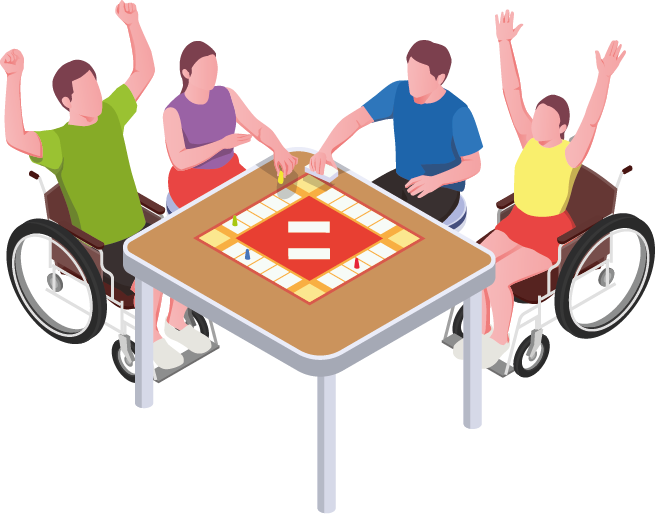 Juego de mesa inclusivo