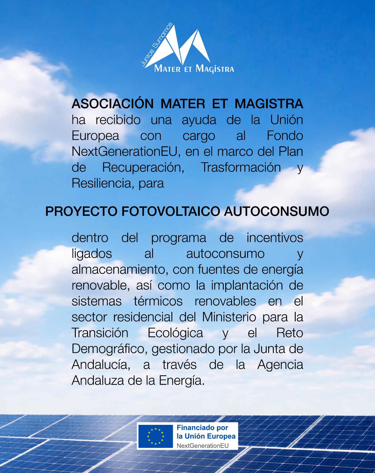Subvención Unión Europea